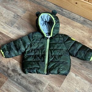 GAP Camouflage Baby Puffer Jacket with Ears
